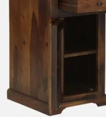 Stand Sheesham Wood Writing Table in Scratch Resistant Provincial Teak Finish - Image 7