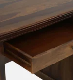 Stand Sheesham Wood Writing Table in Scratch Resistant Provincial Teak Finish - Image 10