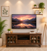 Stonefield Mango Solid Wood TV Console in Stain Resistant Dark Espresso Finish