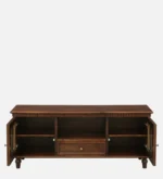 Stonefield Mango Solid Wood TV Console in Stain Resistant Dark Espresso Finish - Image 4