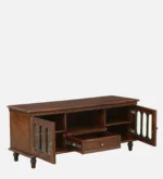 Stonefield Mango Solid Wood TV Console in Stain Resistant Dark Espresso Finish - Image 5
