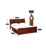 Suxeva Designer Bed with Premium Storage Solution - Image 2