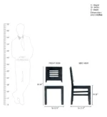 Talira Sheesham Wood 6 Seater Dining Set In Scratch Resistant Provincial Teak Finish - Image 2