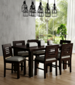 Talira Sheesham Wood 6 Seater Dining Set In Scratch Resistant Provincial Teak Finish