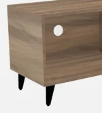 Terraa Handmade Acacia Wood Entertainment Console In Natural Stone Finish - Image 7