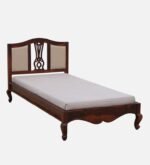Trivona Solid Wood Single Bed with Natural Grain Texture - Image 2