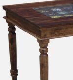 Turexa Solid Wood Dining Table in Natural Essence Finish - Image 3