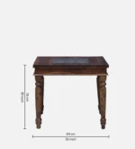 Turexa Solid Wood Dining Table in Natural Essence Finish - Image 4