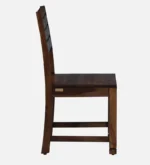 Ualencia Sheesham Wood Dining Chair with Cushion Seat Set Of 2 - Image 3