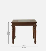 Uelvora Sheesham Wood Dining Set in Light Earth Finish - Image 8