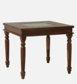 Uelvora Sheesham Wood Dining Set in Light Earth Finish - Image 5