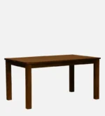 Uildwood Rustic Reclaimed Wood 6 Seater Farmhouse Dining Table in Distressed Brown - Image 4