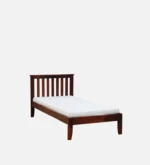 Uivora Wooden Single Bed with Elegant Look in Natural Grain Finish for Home Interiors - Image 8