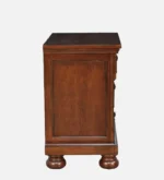 Ulmorin Contemporary Wooden Bedside Table with Open Shelf - Image 5