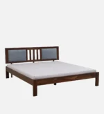 Uovanta Elegant Natural Texture Wooden Queen Bed for Stylish Bedrooms - Image 4