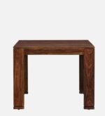 Uovixa Wooden Dining Table with Elegant Natural Finish - Image 5