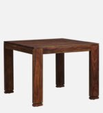 Uovixa Wooden Dining Table with Elegant Natural Finish - Image 11