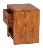 UrbanLeaf Modern Wooden Bedside Stand - Image 3