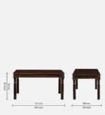 Vanad Solid Wood Dining Table - Image 2