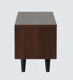 Vanya Solid Sheesham Wood TV Console In Natural Oak Finish - Image 3