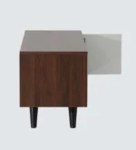 Vanya Solid Sheesham Wood TV Console In Natural Oak Finish - Image 6