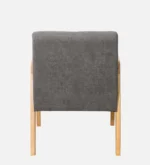 Verona Modern Upholstered Sheesham Wood Accent Chair for Living Room - Image 3
