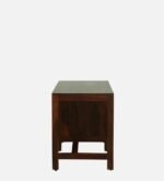 Villa Sheesham Wood Writing Table in Scratch Resistant Honey Oak Finish - Image 4