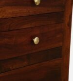 Villa Sheesham Wood Writing Table in Scratch Resistant Honey Oak Finish - Image 11
