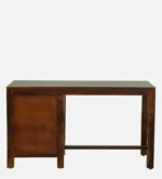 Villa Sheesham Wood Writing Table in Scratch Resistant Honey Oak Finish - Image 6