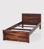 Vimbera Solid Wood Single Bed in Rustic Natural Tone - Image 2
