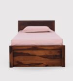 Vimbera Solid Wood Single Bed in Rustic Natural Tone - Image 3