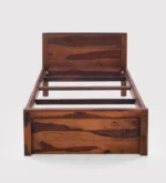 Vimbera Solid Wood Single Bed in Rustic Natural Tone - Image 10