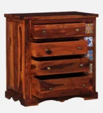 Vinster Contemporary Dressing Unit in Walnut Finish - Image 5