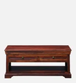 Wenge Wood Contemporary Coffee Table in Espresso Brown - Image 3