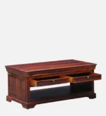 Wenge Wood Contemporary Coffee Table in Espresso Brown - Image 6