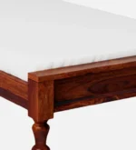 Wenvora Solid Sheesham Wood Single Bed in Premium Natural Finish - Image 2