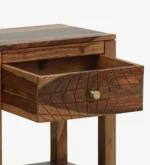 Wexora Premium Wooden Night Stand with Storage Drawer - Image 2