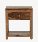 Wexora Premium Wooden Night Stand with Storage Drawer - Image 4