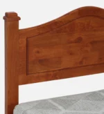Wexora Solid Sheesham Wood Single Bed with Strong Base in Natural Finish for Home - Image 4