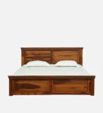 Wokyo Modern King Size Bed with Underbed Storage and Premium Wooden Finish - Image 4