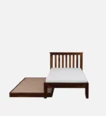 Wrvixa Minimal Sheesham Wood Single Bed Frame - Image 2
