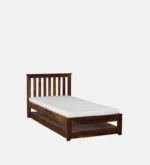 Wrvixa Minimal Sheesham Wood Single Bed Frame - Image 5