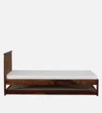 Wrvixa Minimal Sheesham Wood Single Bed Frame - Image 7