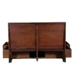 Wuvora Solid Wood Storage Bed in Soft Natural Finish - Image 4