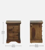 Yakspire Compact Bedside Cabinet for Modern Bedrooms - Image 4