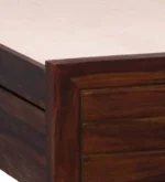 Orenova Minimal Wooden Single Bed Frame with Durable Structure in Natural Finish - Image 2