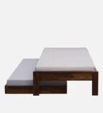 Yalvora Premium Wooden Single Bed in Natural Grain Texture - Image 4