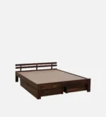 Yaturyx Sheesham Wood Storage Bed in Raw Natural Finish - Image 6