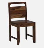 Yergen Sheesham Wood Accent Chair in Rustic Finish Set Of 2 - Image 2