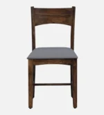 Ylara Solid Sheesham Wood 4 Seater Dining Table in Natural Teak Finish - Image 3